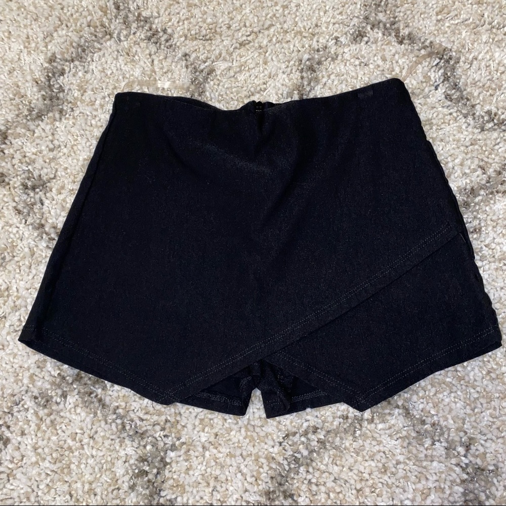 black skort